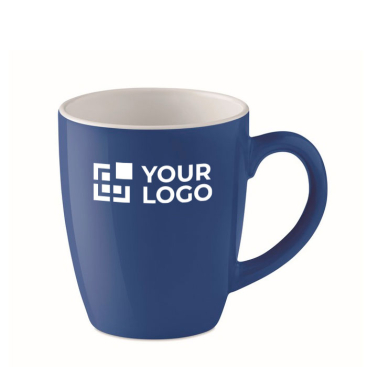 Ceramic, coloured coffee mug, printable for promotions, 290 ml