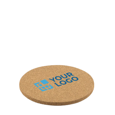 Round cork coaster, branded with your logo for promotions