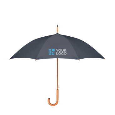 Automatic umbrella made of RPET with custom logo, Ø 107