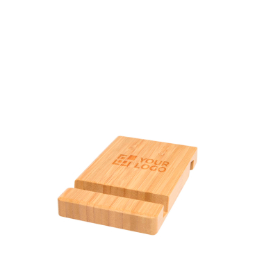Bamboo stand for electronic devices with two angles