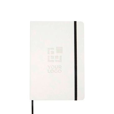 Hardcover notebook with stone paper, A5, ruled pages