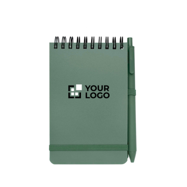Recycled plastic ocean-cover notebook, A6, ruled pages