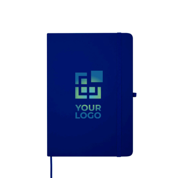 Notebook with rounded corners and soft cover, A5, ruled pages