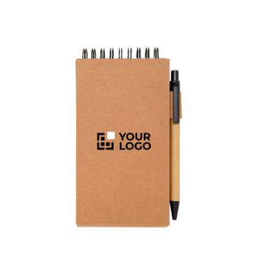 Sticky notes pad in yellow and multicolour with pen