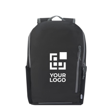 Waterproof recycled backpack with padded back for laptops, 15''