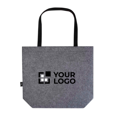 High-quality recycled felt shopping bag, 20L