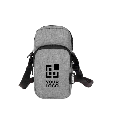 Recycled polyester phone case with adjustable straps