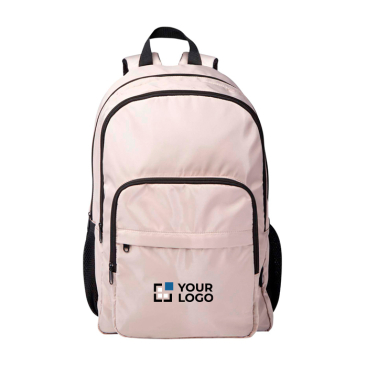 Recycled polyester laptop backpack with PC pocket, 15