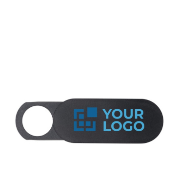 Custom webcam protector with sliding cover