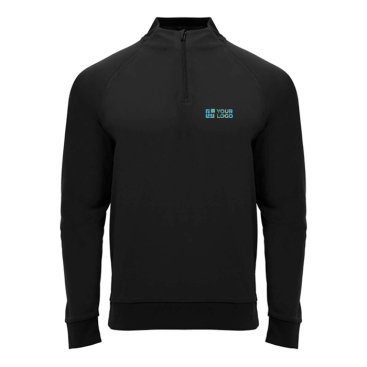 Children's long-sleeve sweatshirt with short zip, 200 g/m2, Roly 