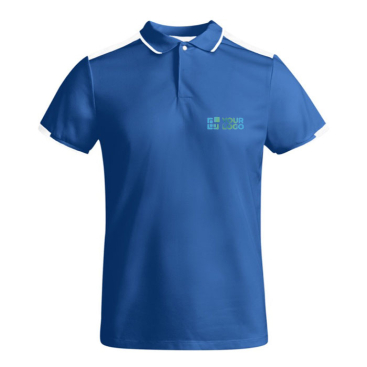 Men's short-sleeve bi-colour polyester polo shirt 140 g/m², Roly 