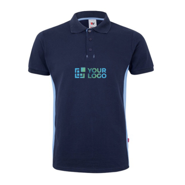 Cotton-polyester piqué short-sleeve work polo – 180 g/m2 