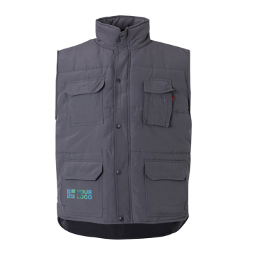 Multi-pocket padded vest, polyester, 220 g/m2, 