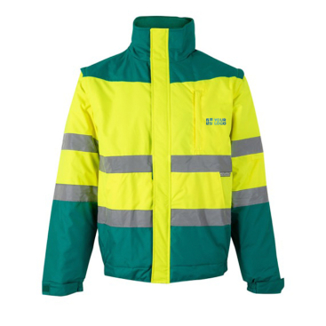 Extra-large reflective polyester work jacket, 180 g/m2, 