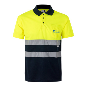 Extra-large high-visibility work polo – 160 g/m2 