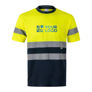 Extra-large high-visibility technical work t-shirt – 140 g/m2 