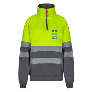 Polyester work jumper with fleece fabric, 300 g/m2, 