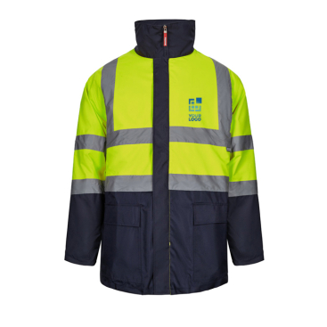 Extra-large 4-in-1 polyester work parka with coating – 180 g/m2 