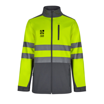 Extra-large softshell work jacket with fleece lining, 280 g/m2, 