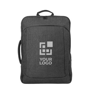Polyester backpack with dual carrying modes, 600D, 15.6