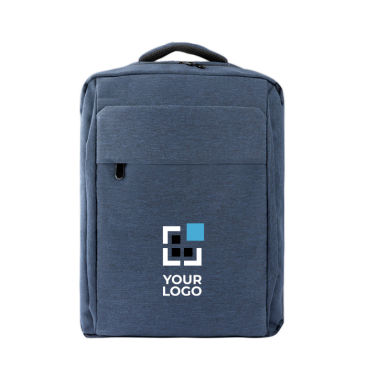 Padded recycled polyester backpack for 15.6