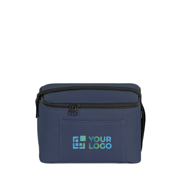 Recycled polyester thermal bag with adjustable strap, 6L