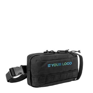 Recycled polyester bum bag with lining and adjustable straps