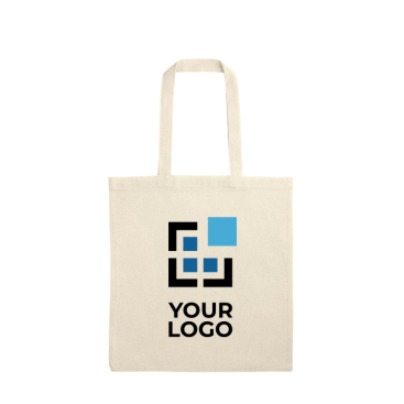Shopping bag made entirely of cotton, 140 g/m2