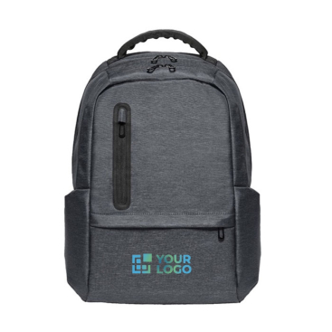 Waterproof laptop backpack with padded backrest, 17''