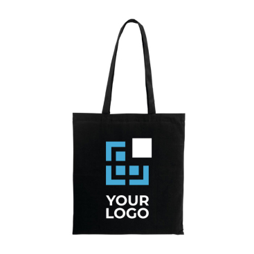 Coloured cotton bag with long handles 105 g/m²