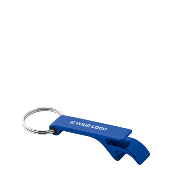 Branded metal keyring with bottle opener, Aluhandle