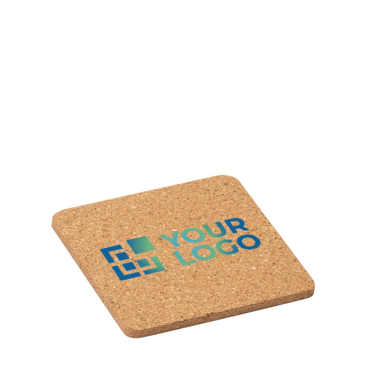 Square coasters printed with your logo, Squarture