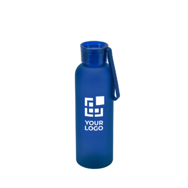 Matte RPET bottle with leak-proof lid, 600 ml