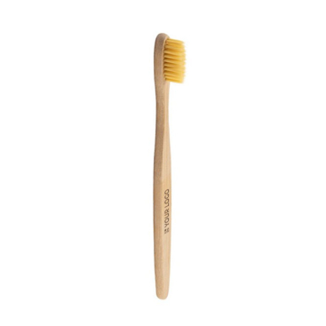 Bamboo toothbrush with kraft box for giveaways 