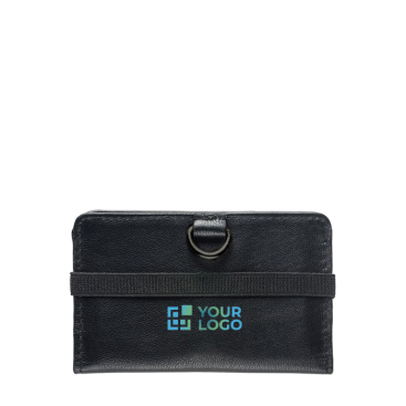 RFID-blocking wallet for 10 cards and coins