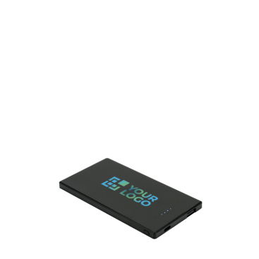 Slim and durable stainless steel power bank, 5,000 mAh
