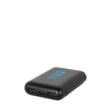 Power bank with charge level display and multiple ports, 8,000 mAh