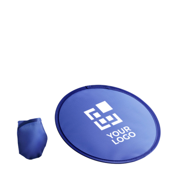 Folding polyester flying disc 190T, supplied in pouch