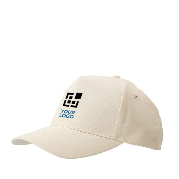 Branded cap made of 100% cotton with Velcro, Ecostyle Cap