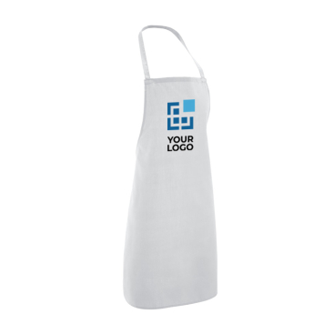 Apron with straps as a promotional gift, 180 g/m2, Gourmet