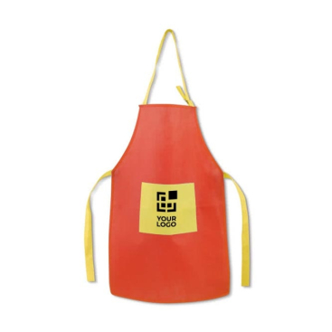 Children's apron non-woven fabric, front pocket