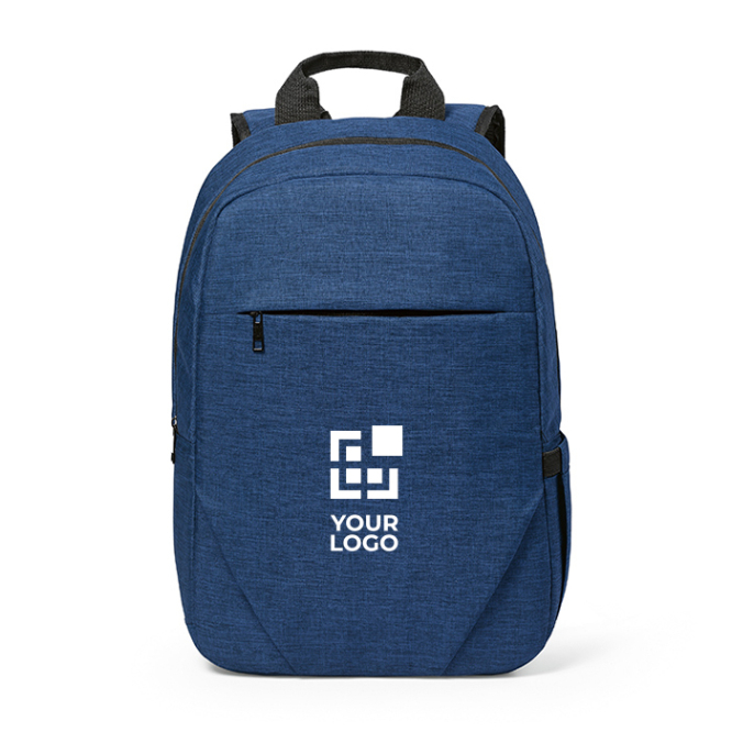 Backpack with front compartment, 300D RPET, 15.6, 18 L