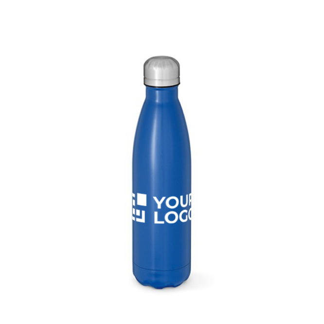 Bottle with anti-drip cap in many colours, 500 ml