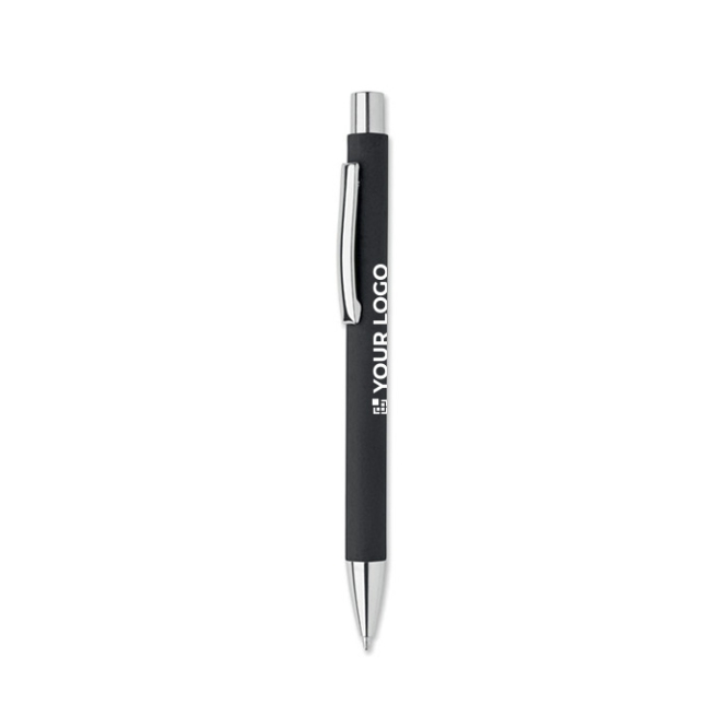 Pen made of recycled paper with blue ink