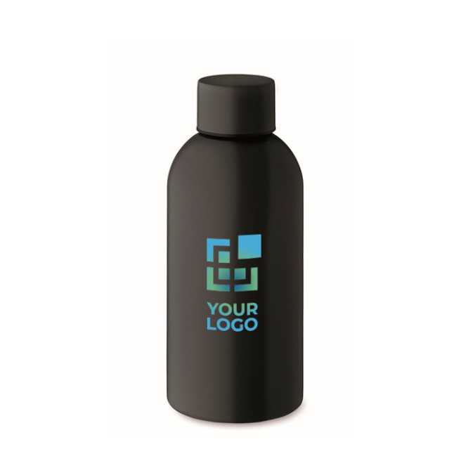 Monochrome leak-proof recycled stainless steel bottle, 500 ml