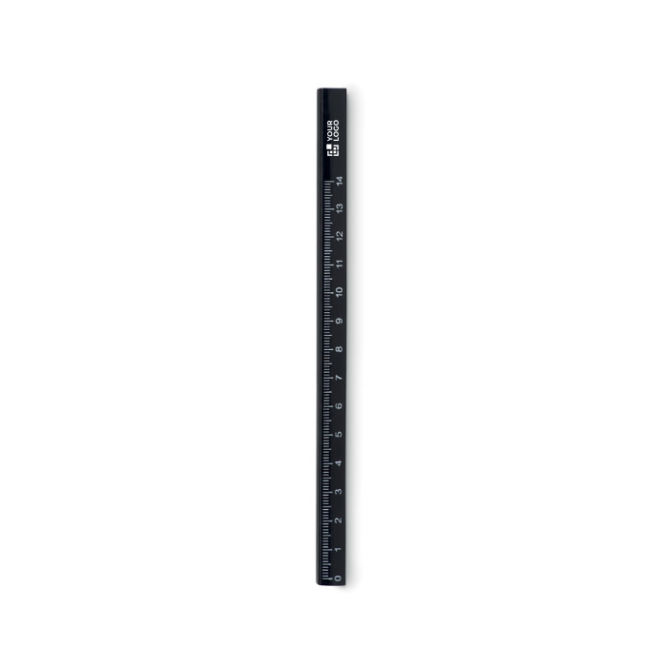 Carpenter's pencil with 14 cm ruler