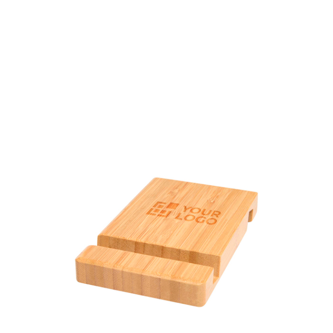 Bamboo stand for electronic devices with two angles