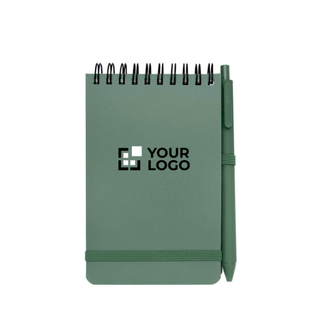 Recycled plastic ocean-cover notebook, A6, ruled pages