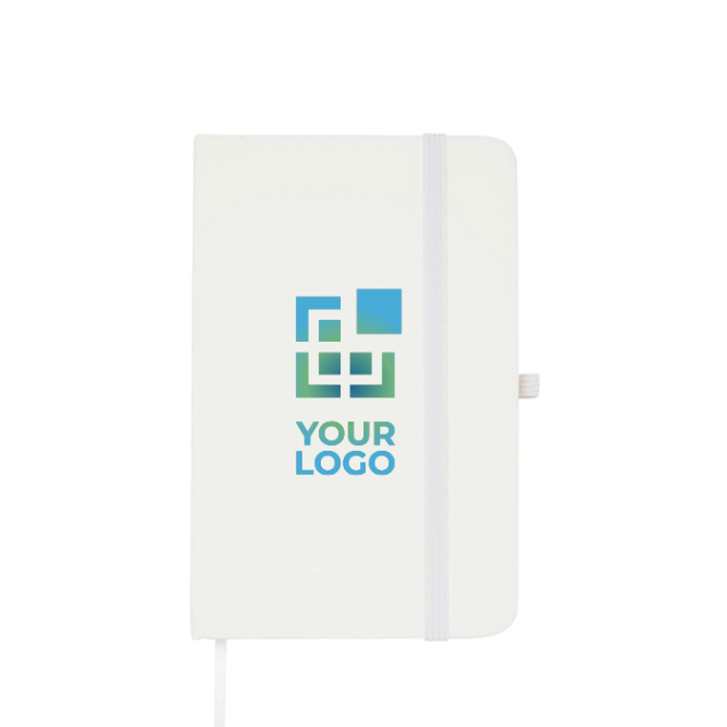 Hardcover notebook with soft-touch cover, A6, ruled pages