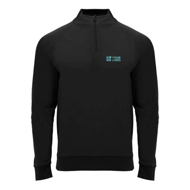 Children's long-sleeve sweatshirt with short zip, 200 g/m2, Roly 